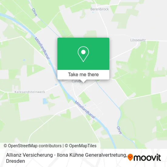 Карта Allianz Versicherung - Ilona Kühne Generalvertretung