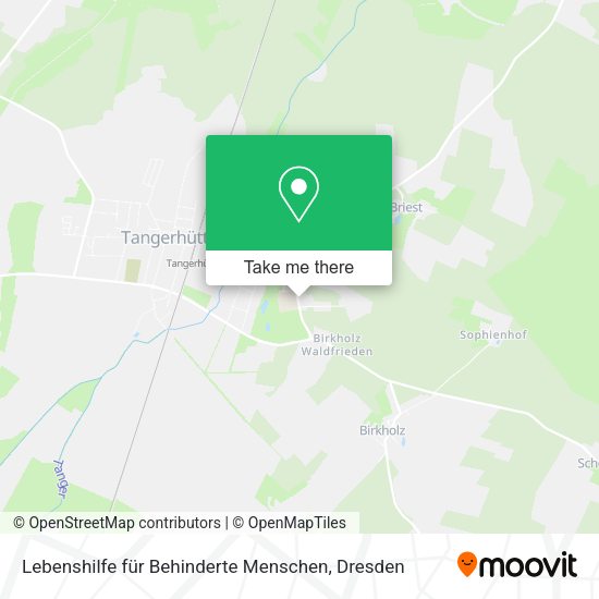 Карта Lebenshilfe für Behinderte Menschen