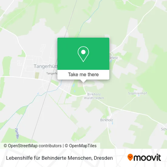 Карта Lebenshilfe für Behinderte Menschen