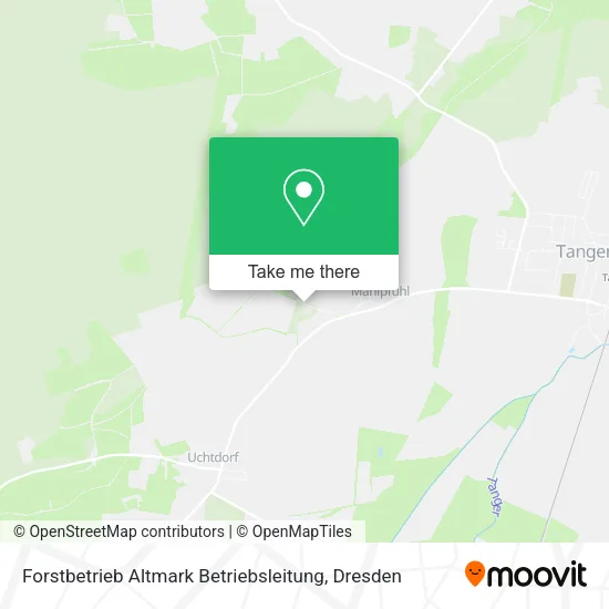 Карта Forstbetrieb Altmark Betriebsleitung