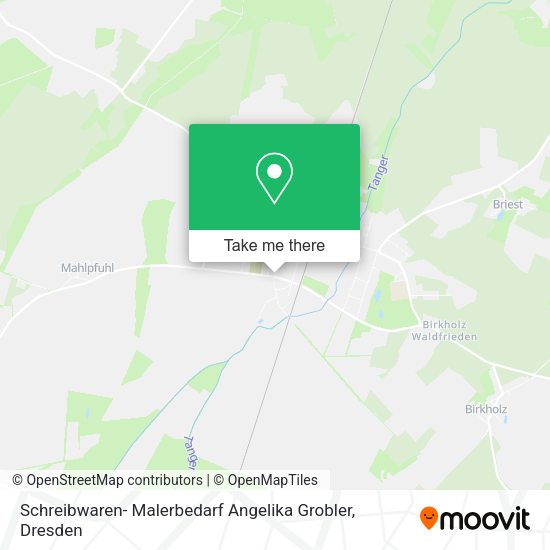 Карта Schreibwaren- Malerbedarf Angelika Grobler