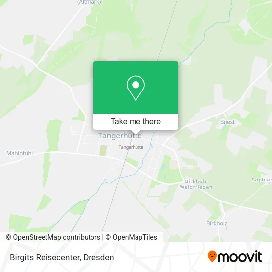 Карта Birgits Reisecenter