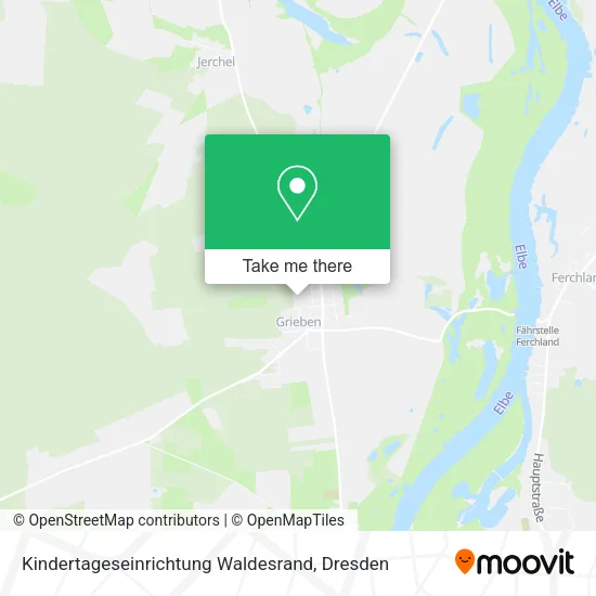 Карта Kindertageseinrichtung Waldesrand