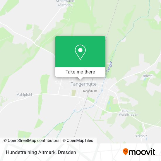 Карта Hundetraining Altmark