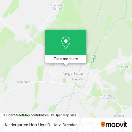 Карта Kindergarten Hort Uetz Ot Uetz