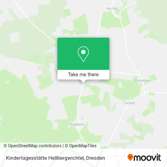 Карта Kindertagesstätte Hellbergwichtel