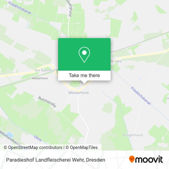 Карта Paradieshof Landfleischerei Wehr