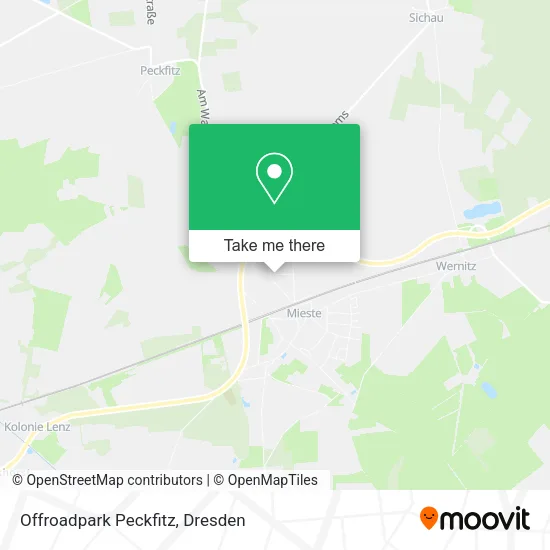 Карта Offroadpark Peckfitz