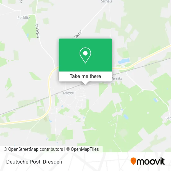 Карта Deutsche Post