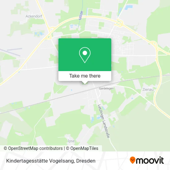 Карта Kindertagesstätte Vogelsang