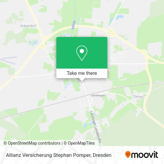 Карта Allianz Versicherung Stephan Pomper