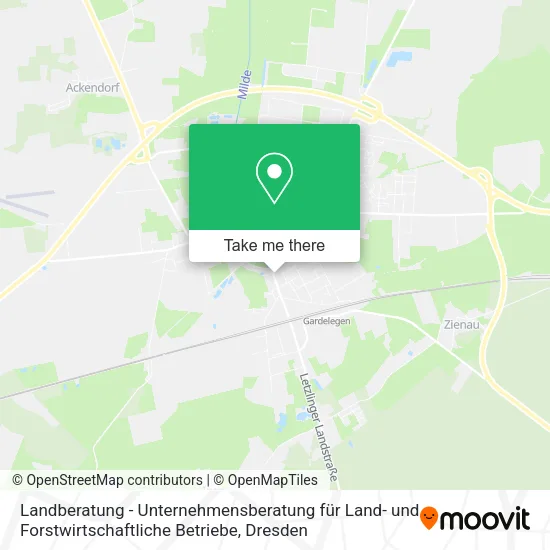 Карта Landberatung - Unternehmensberatung für Land- und Forstwirtschaftliche Betriebe