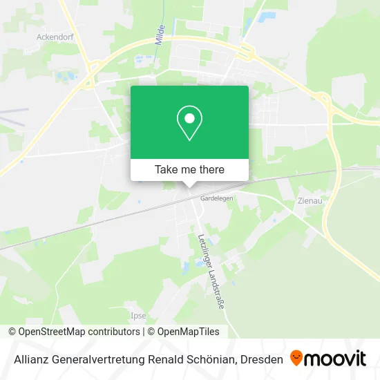 Карта Allianz Generalvertretung Renald Schönian