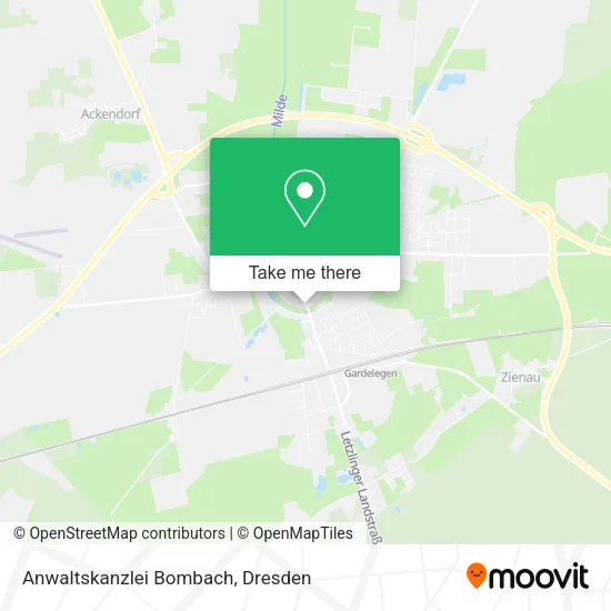 Карта Anwaltskanzlei Bombach