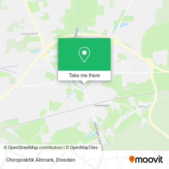 Карта Chiropraktik Altmark