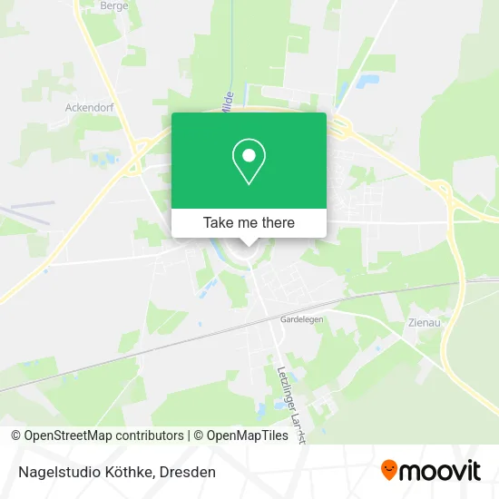 Карта Nagelstudio Köthke