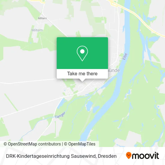 Карта DRK-Kindertageseinrichtung Sausewind