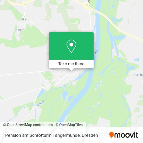 Карта Pension am Schrotturm Tangermünde