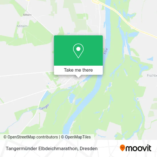 Карта Tangermünder Elbdeichmarathon