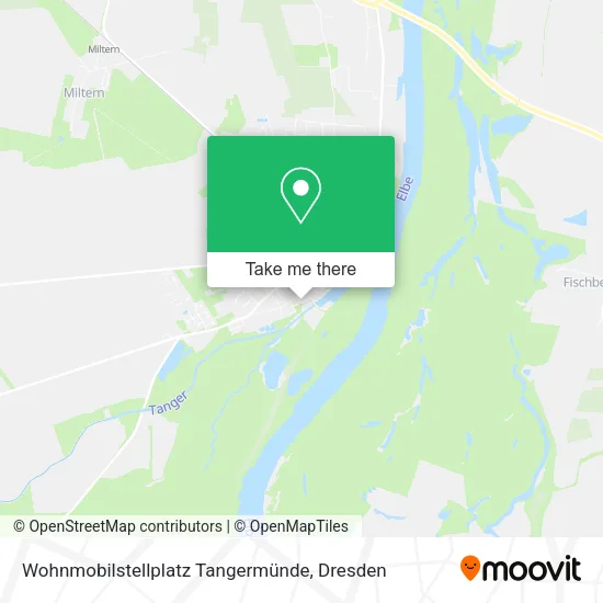 Карта Wohnmobilstellplatz Tangermünde
