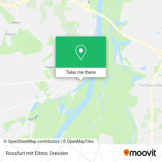 Карта Rossfurt mit Elbtor