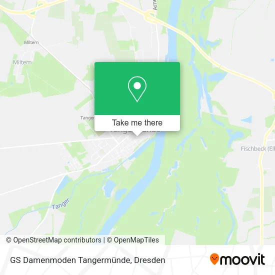 Карта GS Damenmoden Tangermünde