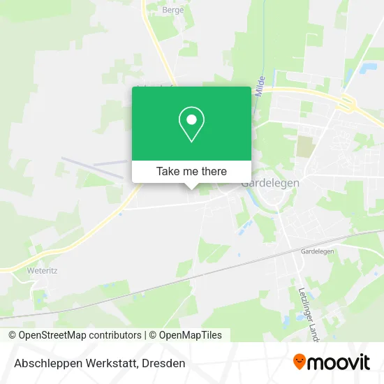 Карта Abschleppen Werkstatt
