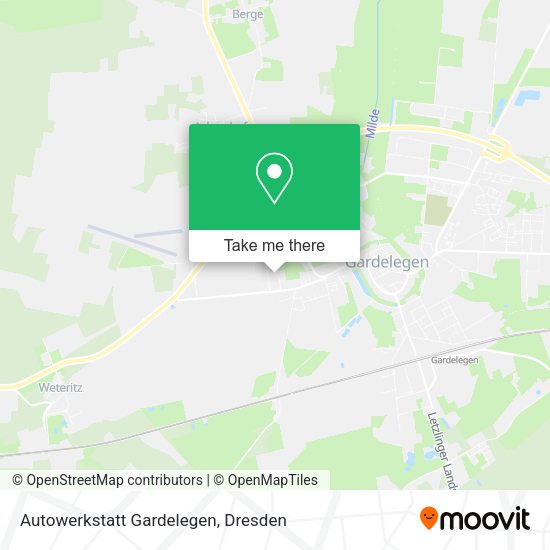 Карта Autowerkstatt Gardelegen
