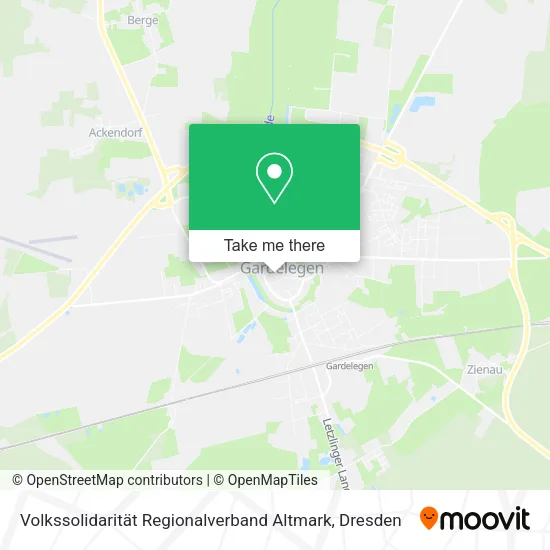 Карта Volkssolidarität Regionalverband Altmark