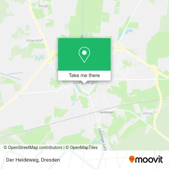 Карта Der Heideweg