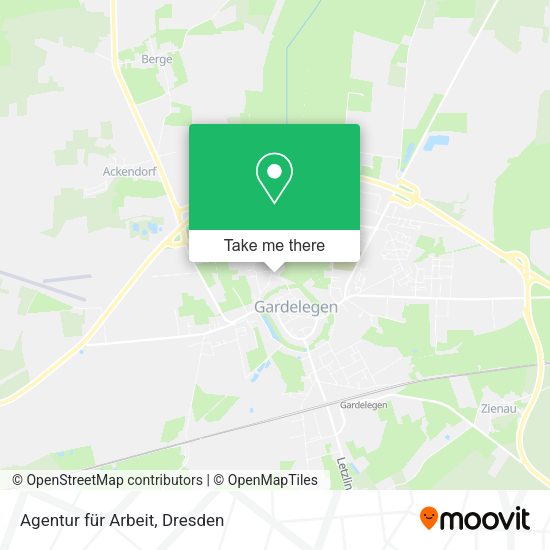 Карта Agentur für Arbeit