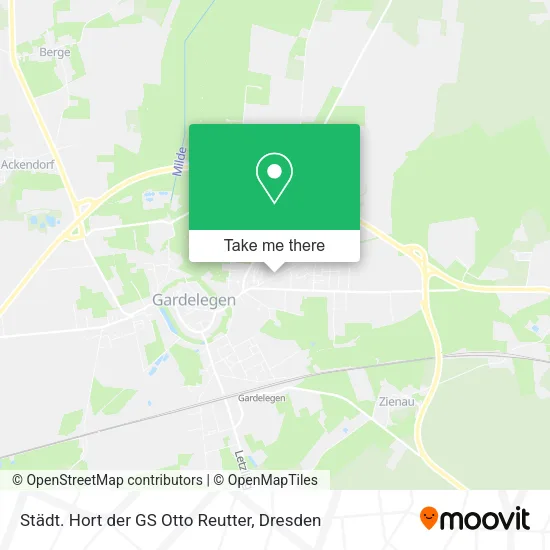 Карта Städt. Hort der GS Otto Reutter