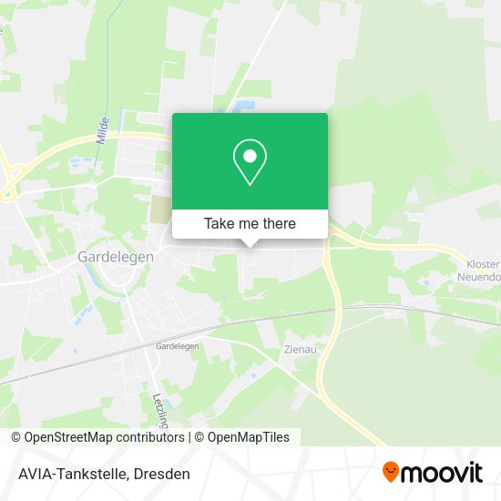 Карта AVIA-Tankstelle