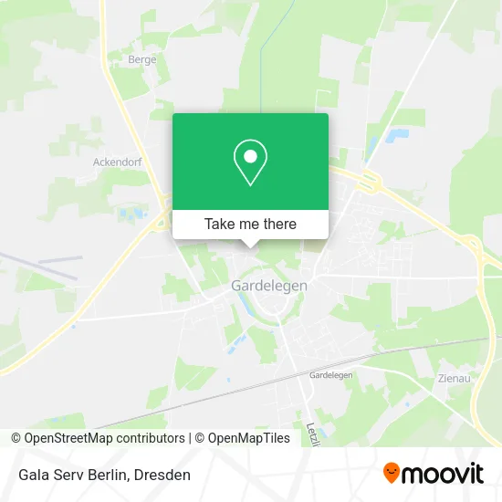 Карта Gala Serv Berlin