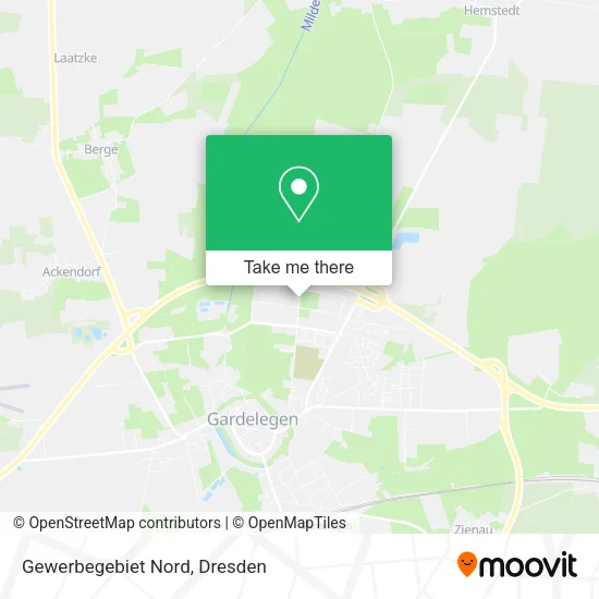 Карта Gewerbegebiet Nord