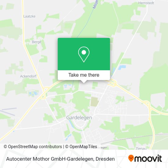 Карта Autocenter Mothor GmbH-Gardelegen