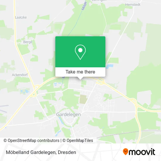 Карта Möbelland Gardelegen