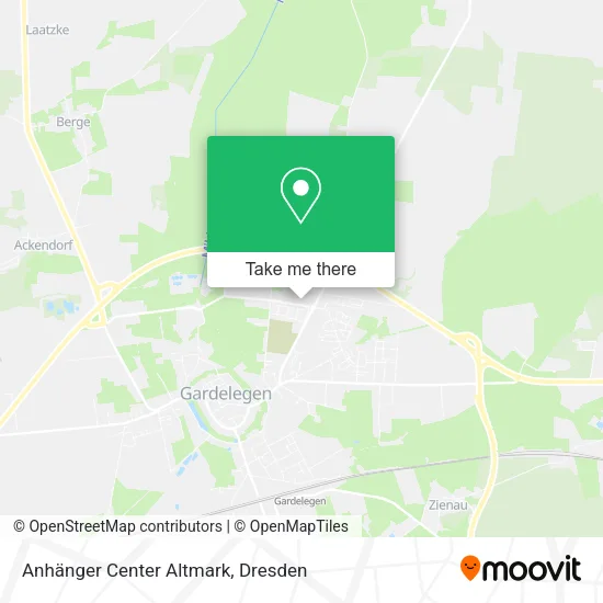 Карта Anhänger Center Altmark