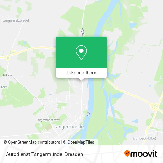 Карта Autodienst Tangermünde