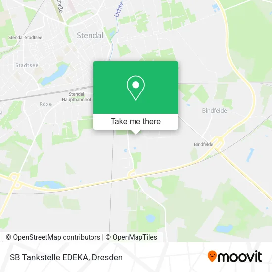 Карта SB Tankstelle EDEKA