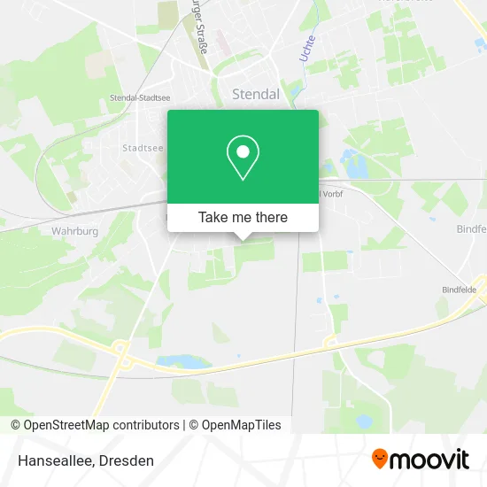 Карта Hanseallee