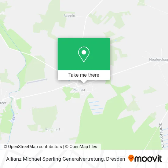 Карта Allianz Michael Sperling Generalvertretung