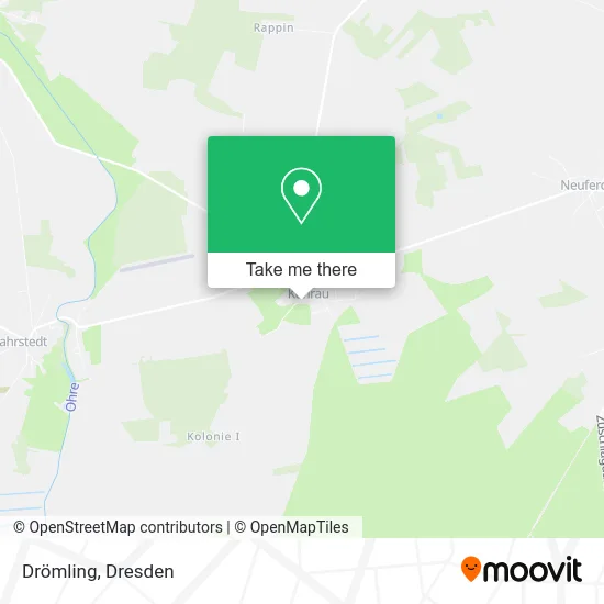 Карта Drömling