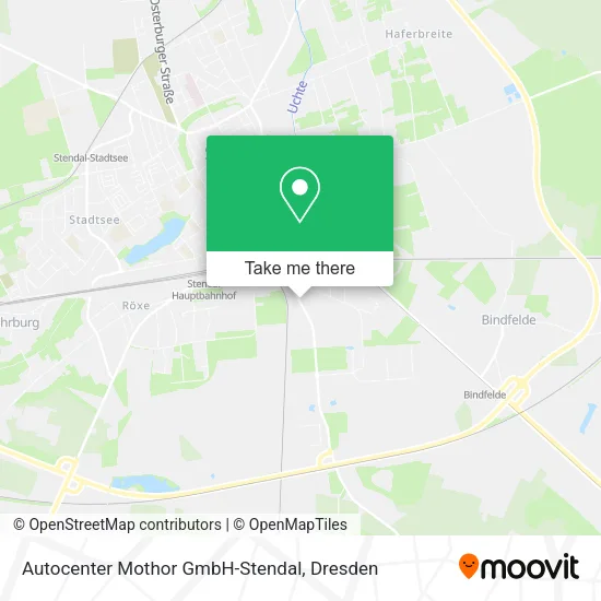 Карта Autocenter Mothor GmbH-Stendal