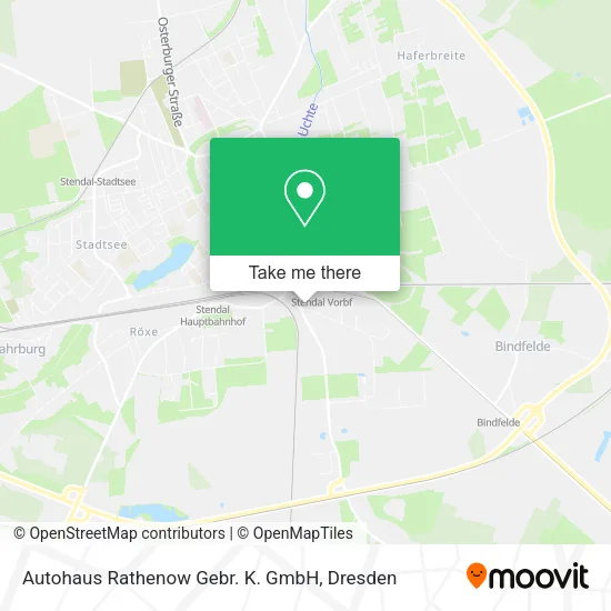 Карта Autohaus Rathenow Gebr. K. GmbH