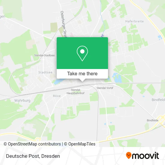 Карта Deutsche Post