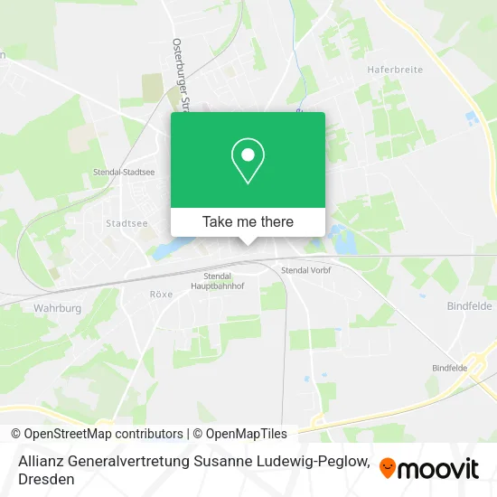 Карта Allianz Generalvertretung Susanne Ludewig-Peglow