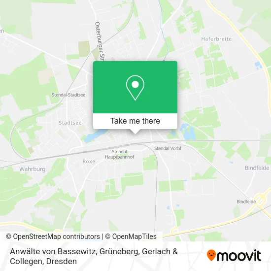 Карта Anwälte von Bassewitz, Grüneberg, Gerlach & Collegen
