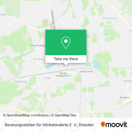 Карта Beratungsstellen für Hörbehinderte E. V.