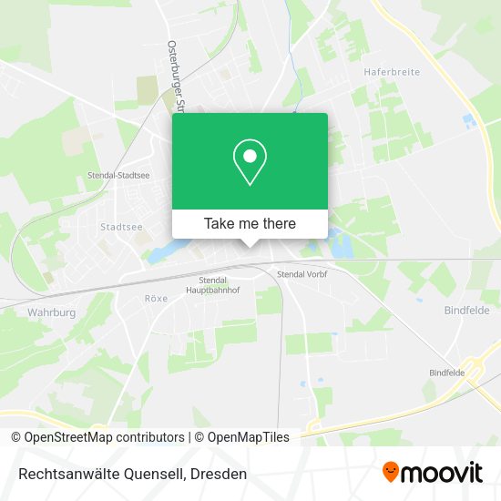 Карта Rechtsanwälte Quensell